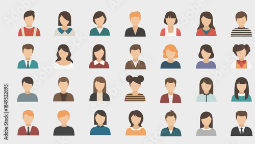 Colorful Retro Floral Illustrations Set