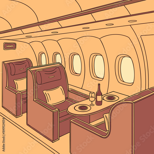 illustration of a modern kitchen