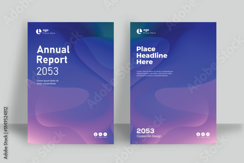 Corporate Cover Design Template in A4. Can be adapt to Flyer, Brochure, Annual Report, Magazine, Presentation, Banner, Poster