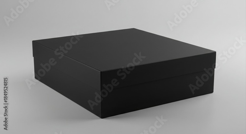 Empty black box for a sophisticated presentation.
