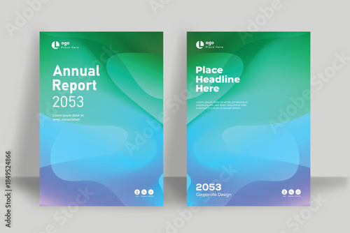 Corporate Cover Design Template in A4. Can be adapt to Flyer, Brochure, Annual Report, Magazine, Presentation, Banner, Poster