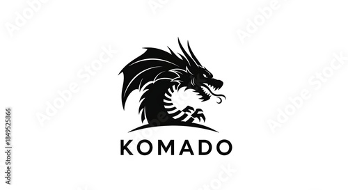 Komodo Dragon Logo - A Powerful and Striking Design for Your Brand.