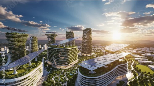 Solar-Powered Future District