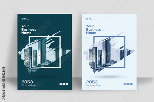 Corporate Cover Design Template in A4. Can be adapt to Flyer, Brochure, Annual Report, Magazine, Presentation, Banner, Poster