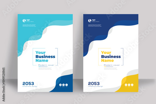 Corporate Cover Design Template in A4. Can be adapt to Flyer, Brochure, Annual Report, Magazine, Presentation, Banner, Poster