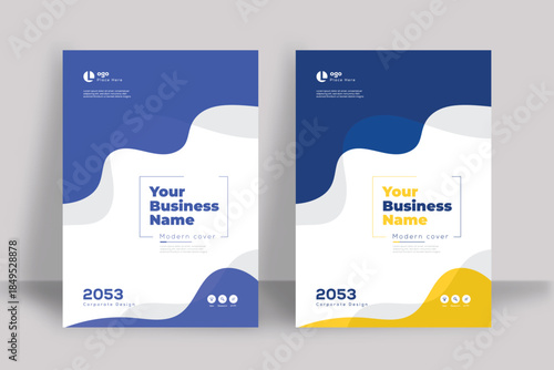 Corporate Cover Design Template in A4. Can be adapt to Flyer, Brochure, Annual Report, Magazine, Presentation, Banner, Poster