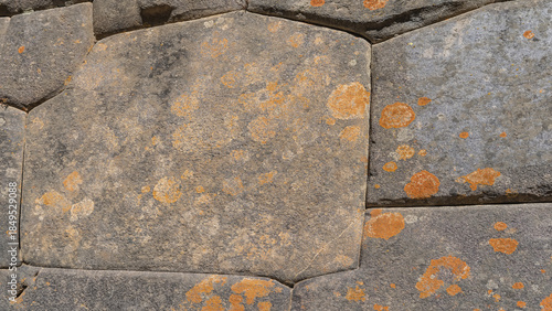 Tableau sur toile Unique polygonal ashlar masonry