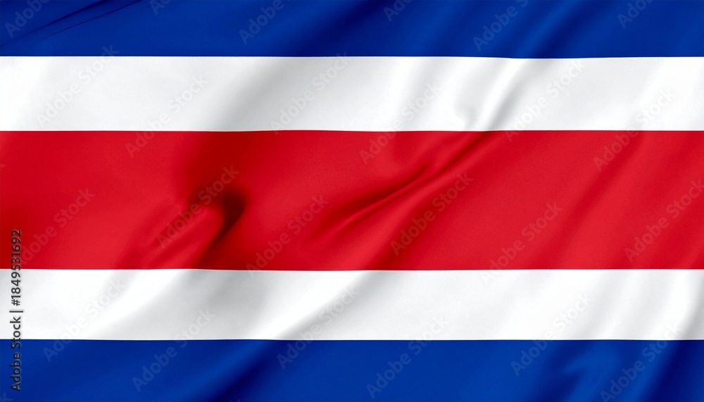 Fototapeta premium Flag of Costa Rica