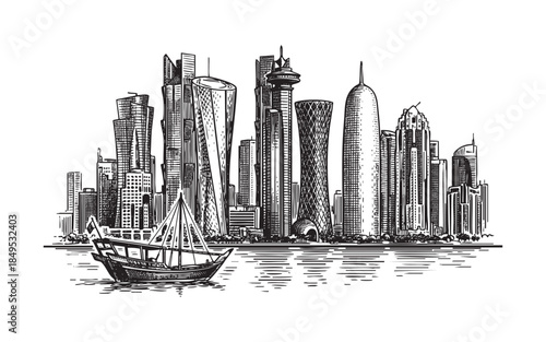 Doha Skyline