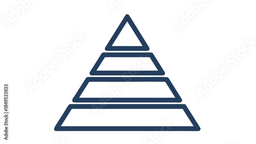 pyramid of three dimensional pyramid