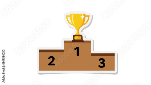 podium with pedestal