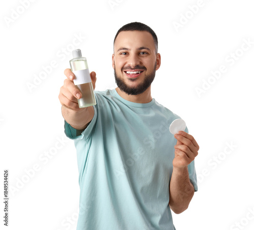 Handsome young happy man wi...