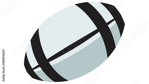 3D vector illustration of a professional volleyball equipment sphere icon isolated on white background as a sports symbol for game design and web sign concepts