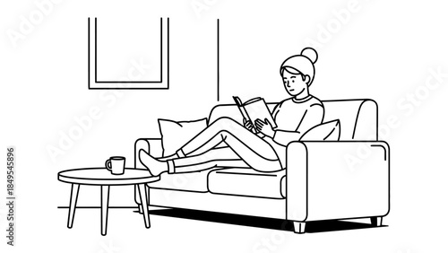 A cartoon illustration of a businessman sitting on a wooden chair at an office desk working on a laptop vector concept