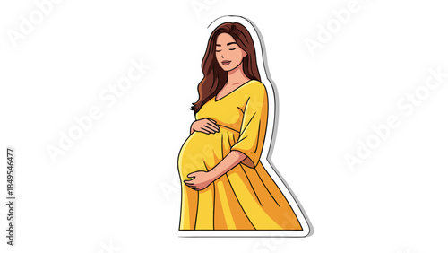 woman in yellow dress