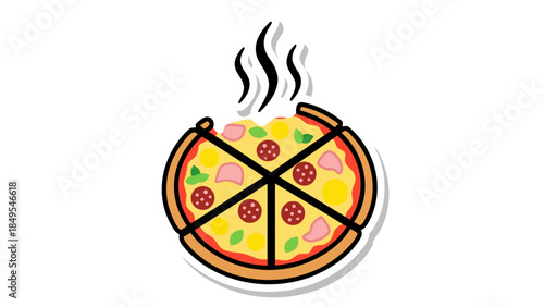 vector illustration of a fire