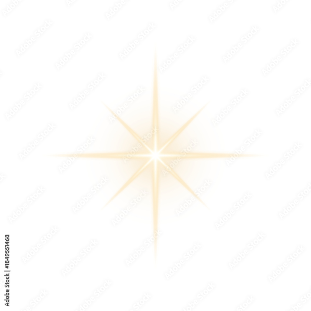 Fototapeta premium Bright Yellow Starburst