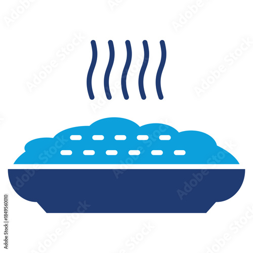 food flat blue icon