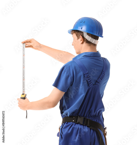Young male construction wor...