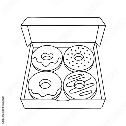 donuts in a box