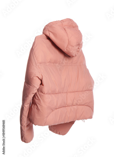 Hanger with short pink puff...