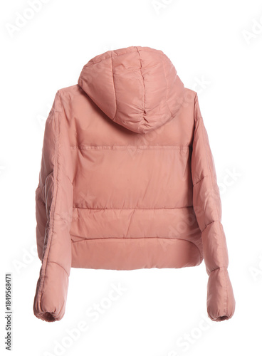 Hanger with short pink puff...
