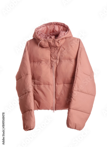 Hanger with short pink puff...
