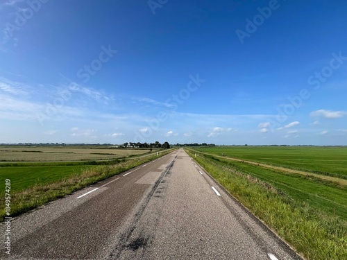 Road around Sneek in Friesland