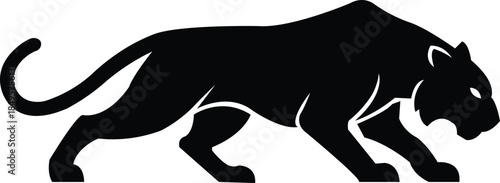 Stealth tiger full-body silhouette avatar.