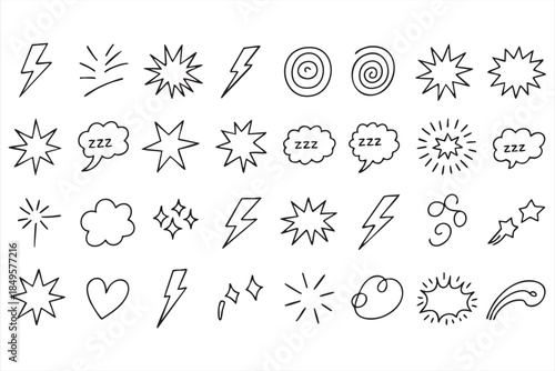 Expressive Hand Drawn Symbol Marks for Branding and Visual Design