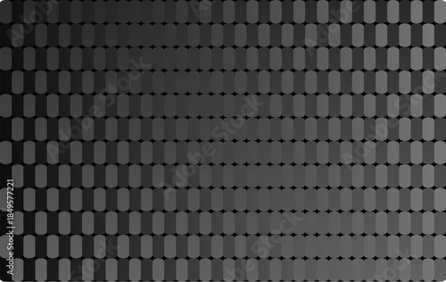 モノトーンのシックな幾何学格子のベクター背景 高級感のあるモダンなWebデザインやインダストリアルな壁紙