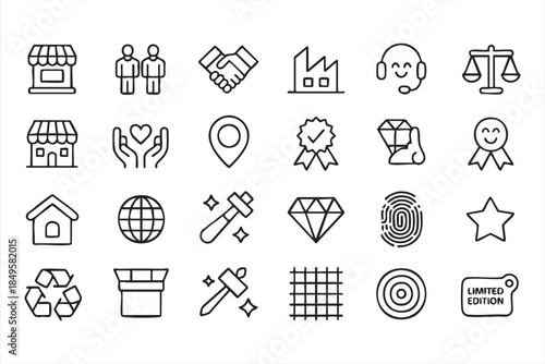 Customer Trust Icons for Brand and Enterprise UI Kits