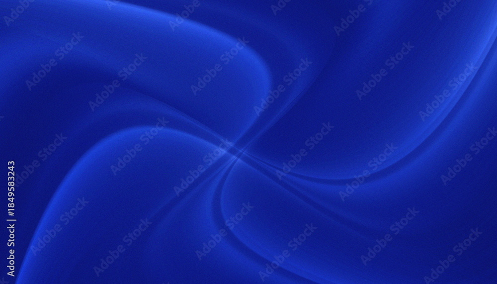 Obraz premium Abstract Blue light background with wave lines.