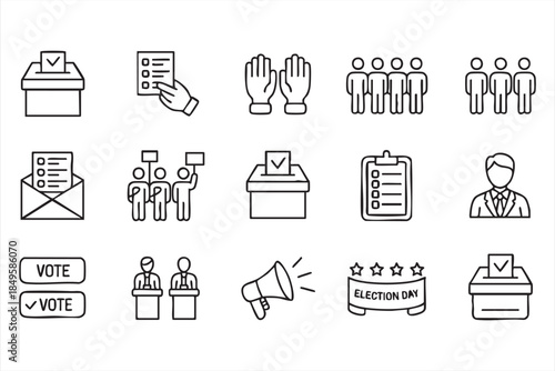 Health and Energy Line Icons for Medical, Science, and UI Systems