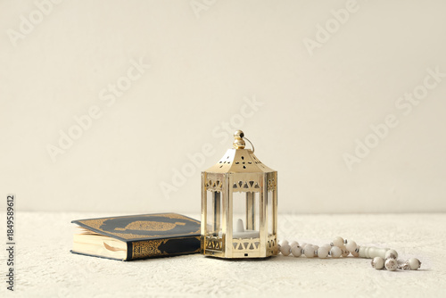 Koran, prayer beads for Ram...