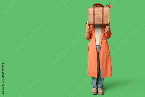 Young Asian woman with suit...