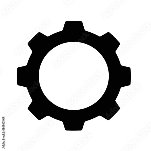 Gear Cog Wheel Vector Icon Design