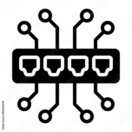 Switch icon, glyph icon style