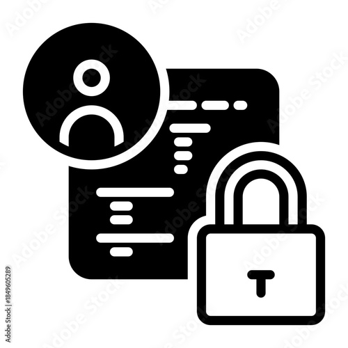 access icon, glyph icon style