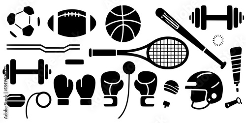 sports equipment vector image