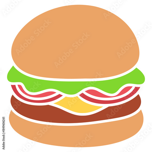 burger sandwich with cheese