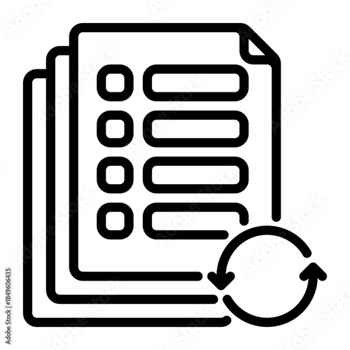 loading icon, line icon style