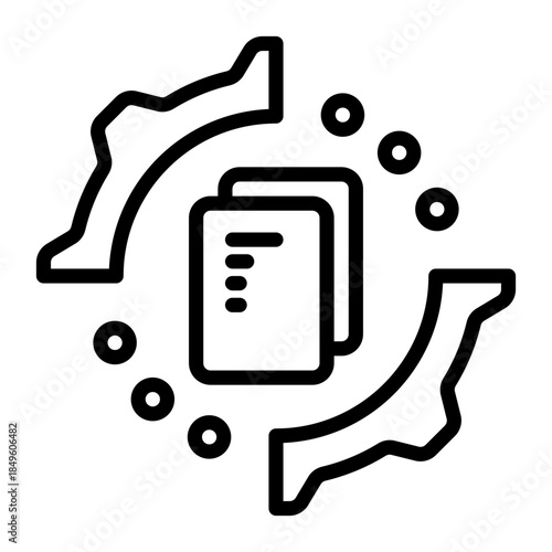 test icon, line icon style