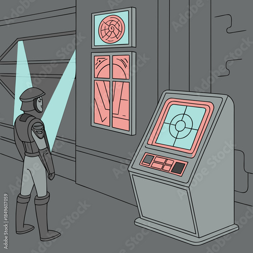 illustration of a man standing in front of a big ben