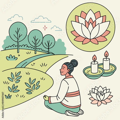 santa claus and reindeer