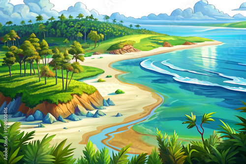 Cumberland Island Beach presents wide undeveloped shores, maritime forests, wild horses, and quiet Atlantic views forming a rare untouched coastal environment in the southeastern United States