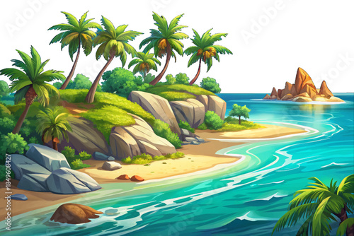 Key West beaches display turquoise waters, coral coastlines, tropical scenery, and laid-back island atmosphere at the southernmost point of the continental United States