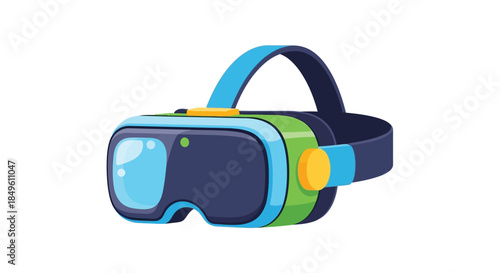 Colorful Virtual Reality Headset for Immersive Digital Experiences.