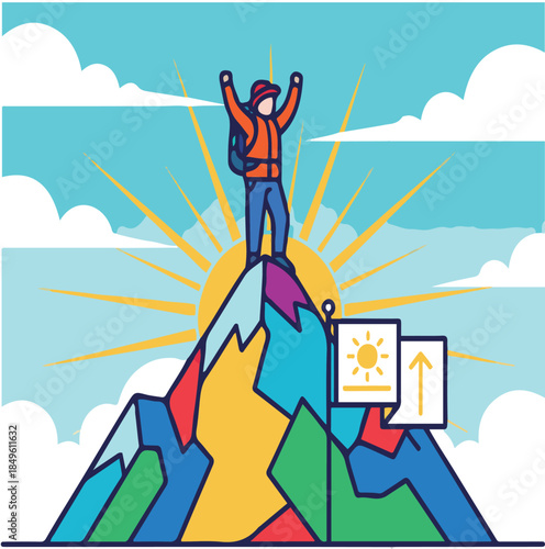 Travel and Traveller Illustration – Adventure Journey Vector Design