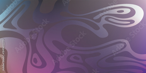 Abstract purple and blue liquid art with flowing shapes.